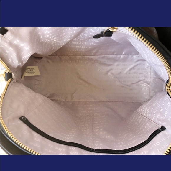 Kate spade olive drive Lottie Satchel Bow Black - Picture 7 of 8